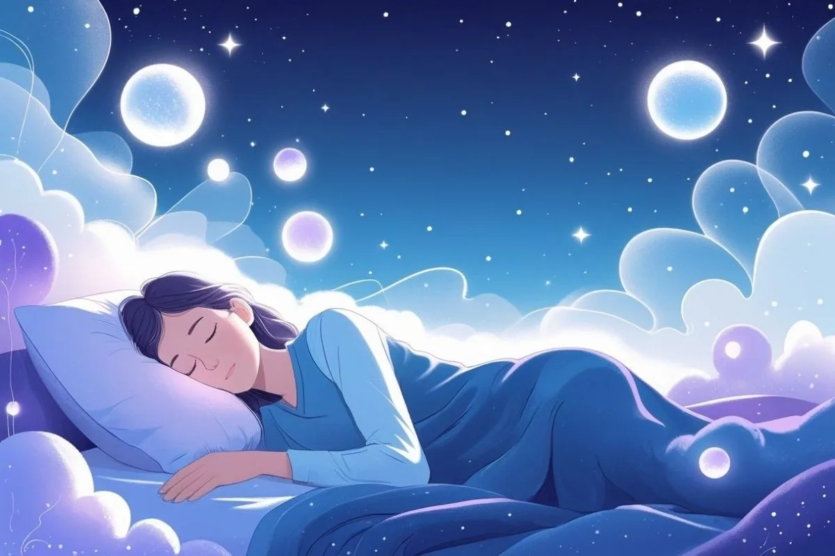 Person peacefully sleeping to illustrate healthy sleep and the brain's natural dream cycle during the night