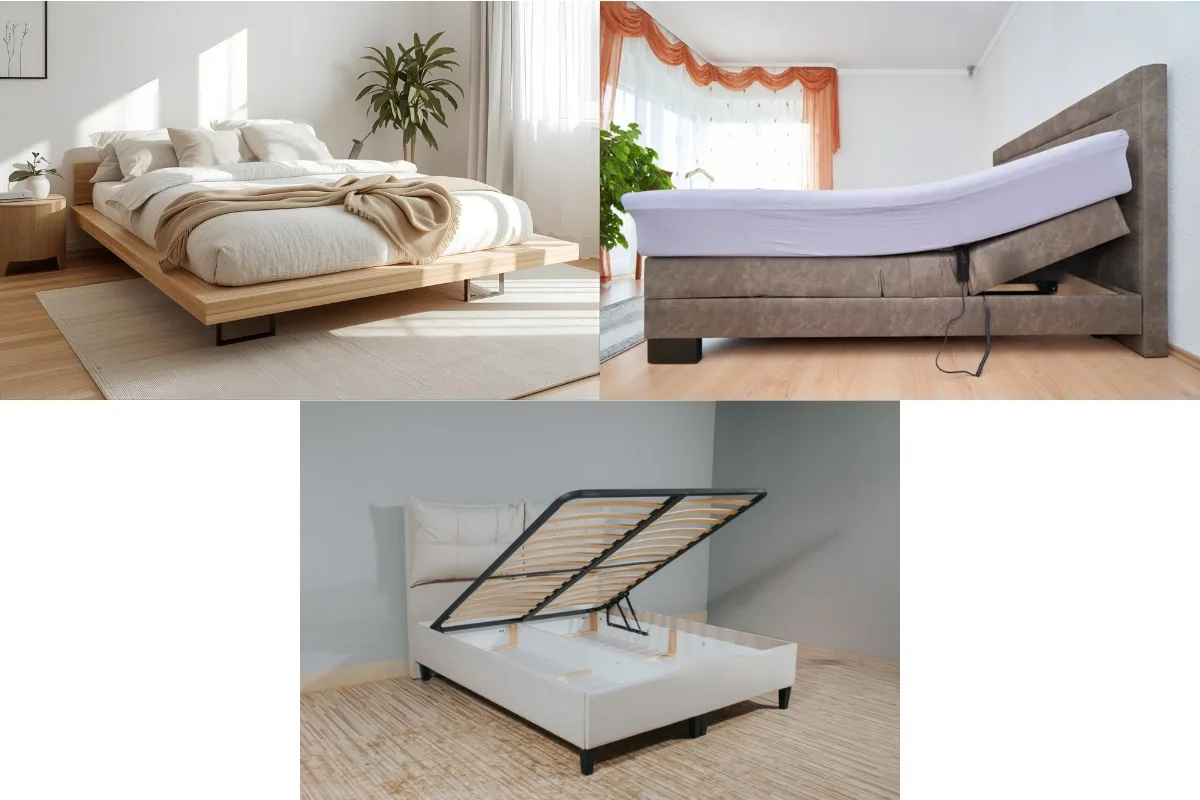 Can You Put An Adjustable Firmness Mattress On Any Bed? 3 images of adjustable beds.