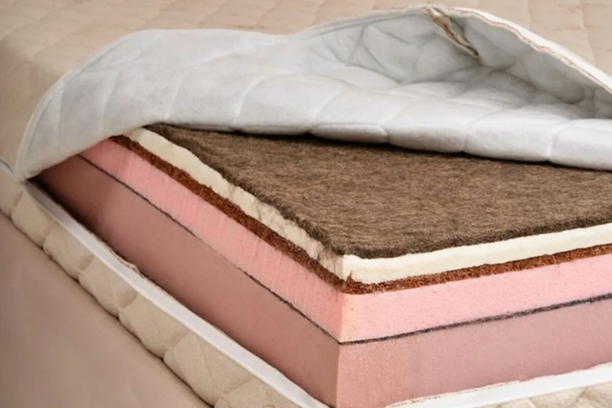 How Long Do Adjustable Firmness Mattresses Last? Mattress revealing its layers.