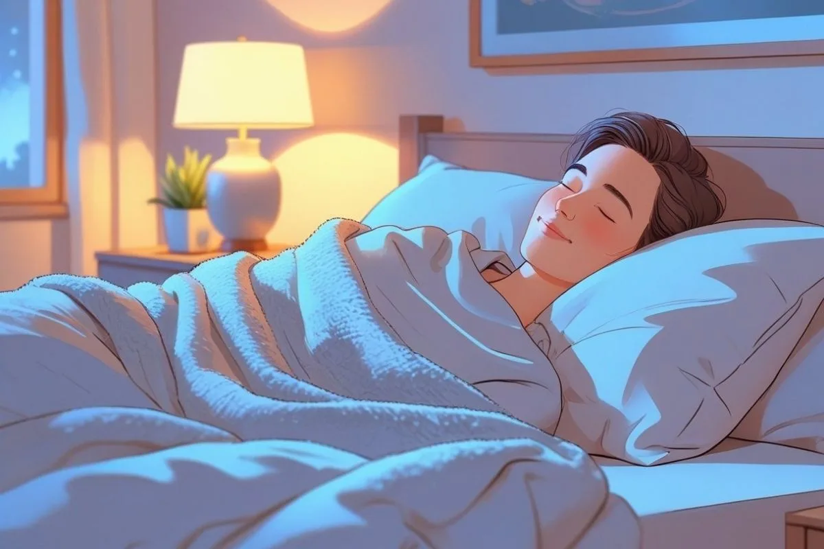 Pain and Sleep: How to Sleep When In Pain? Person sleeping comfortably after pain relief, representing the benefits of reducing pain for deeper, more restorative sleep