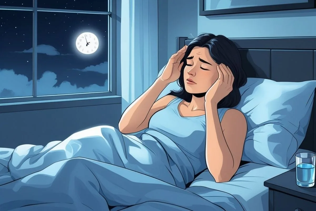 Sleep and Longevity: How Quality Rest Extends Lifespan Person experiencing sleep difficulties, highlighting how disrupted sleep may impact overall health and lifespan