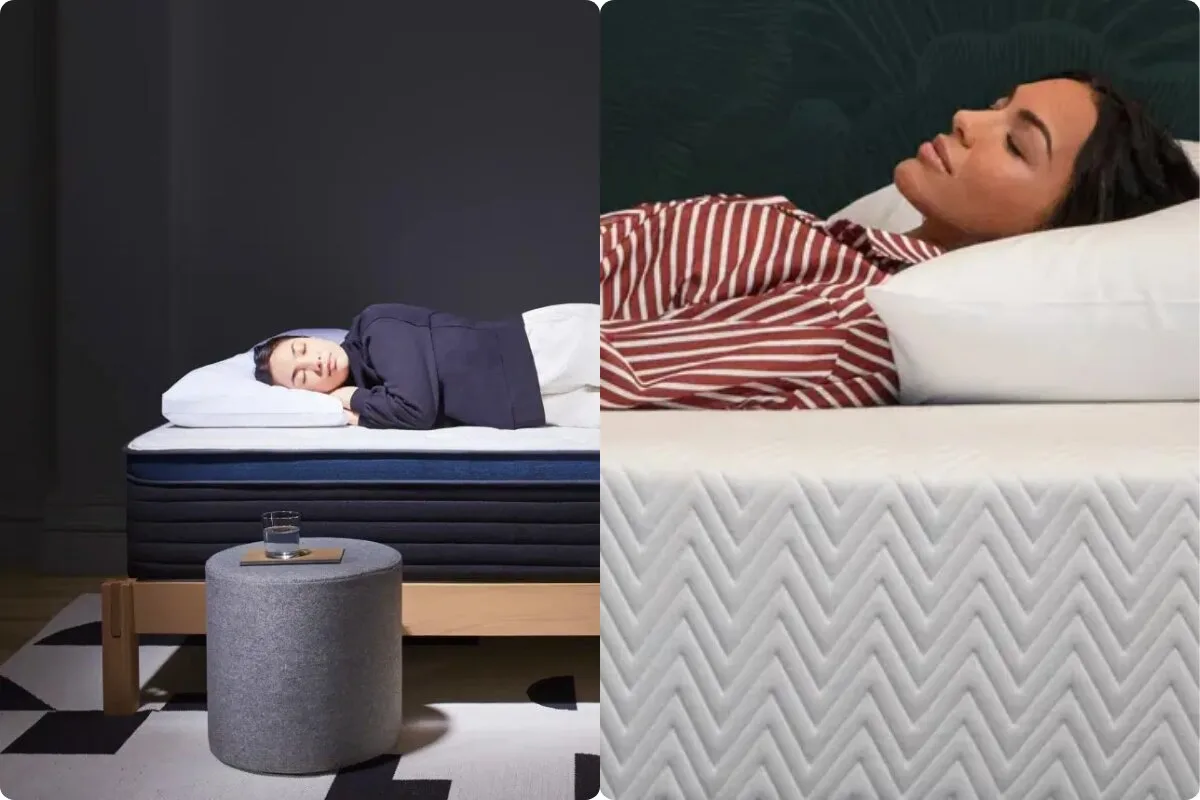 Helix Midnight Luxe vs Leesa Legend Hybrid Helix Midnight Luxe vs. Leesa Legend Hybrid - Sleeping Positions