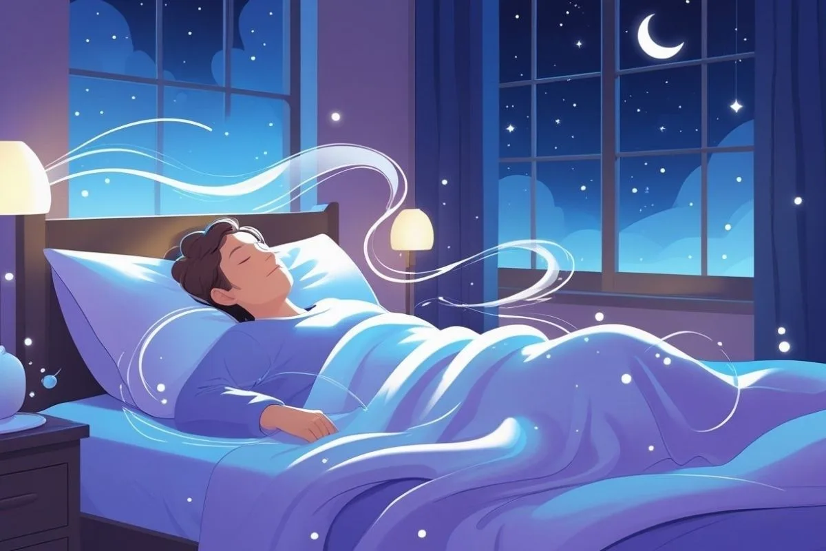 Peaceful night of restorative sleep illustrating how quality sleep supports athletic recovery and performance