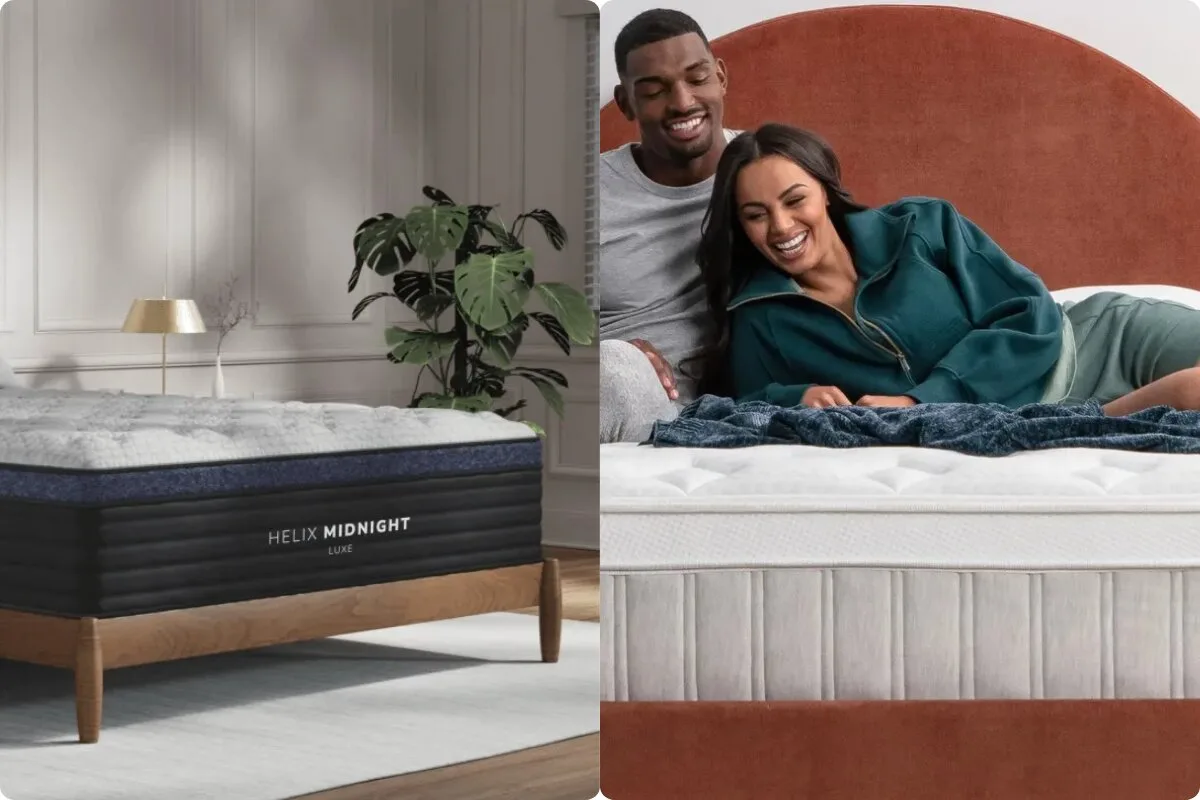 Helix Midnight Luxe vs Leesa Sapira Chill Hybrid Helix Midnight Luxe vs Leesa Sapira Chill Hybrid - Sleeping Positions