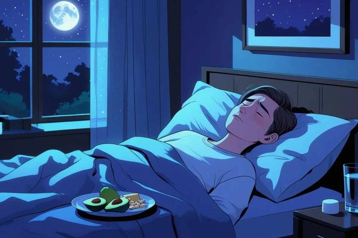 Keto Insomnia: Causes, Symptoms, and Effective Remedies Person experiencing keto insomnia with difficulty sleeping despite following a ketogenic diet