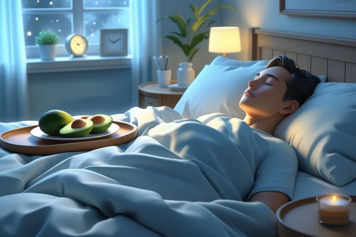 Person following a keto-friendly bedtime snack routine to support better sleep and reduce keto insomnia