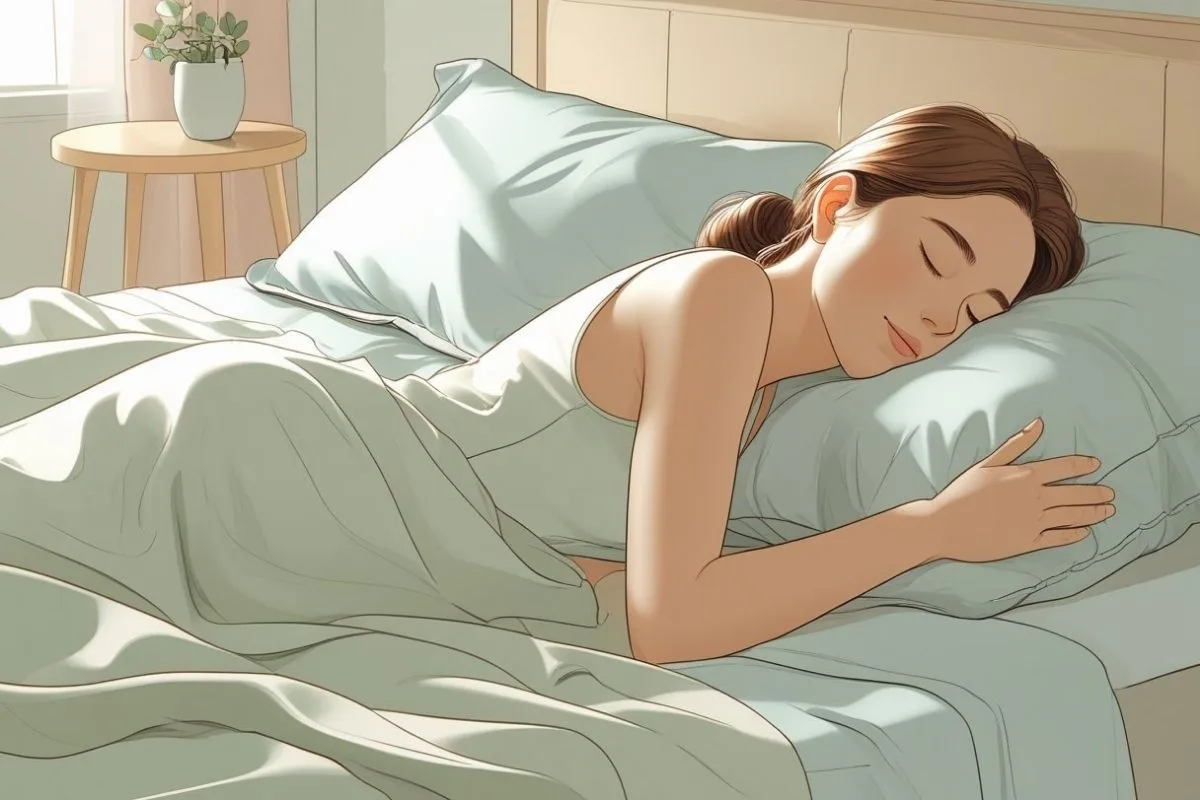 Good Sleeping Posture: Align Your Spine for Better Sleep Side sleeping posture with a supportive pillow to keep the spine aligned during sleep