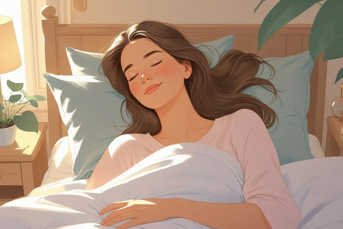 Good Sleeping Posture: Align Your Spine for Better Sleep Comfortable sleeping position showing proper head, neck, and spine alignment