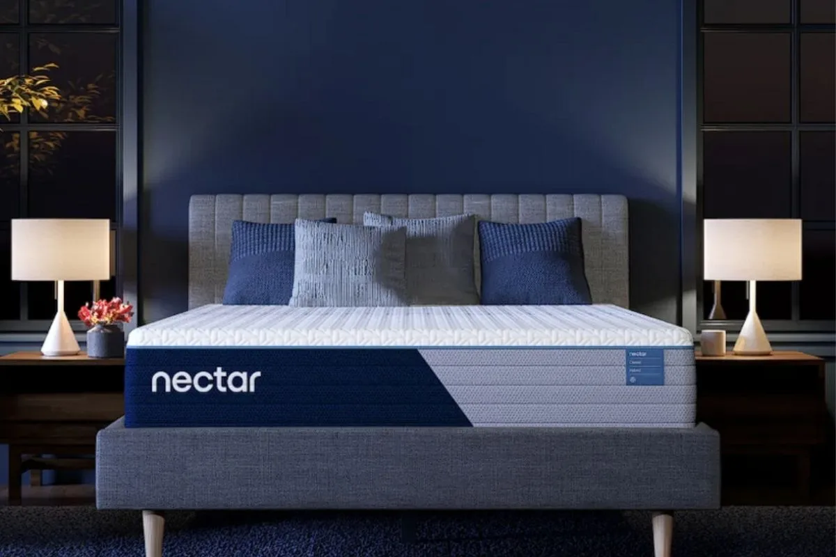 Good Sleeping Posture: Align Your Spine for Better Sleep Nectar Classic Hybrid Mattress supporting proper spinal alignment for better sleeping posture and comfort