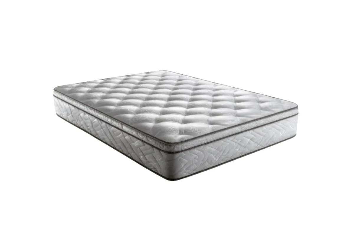 Is a Soft or Firm Mattress Better for Back Sleepers? An image of a mattress in a white background.