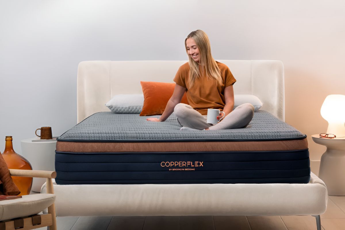 CopperFlex 12'' Mattress by Brooklyn Bedding Sleeping Positions