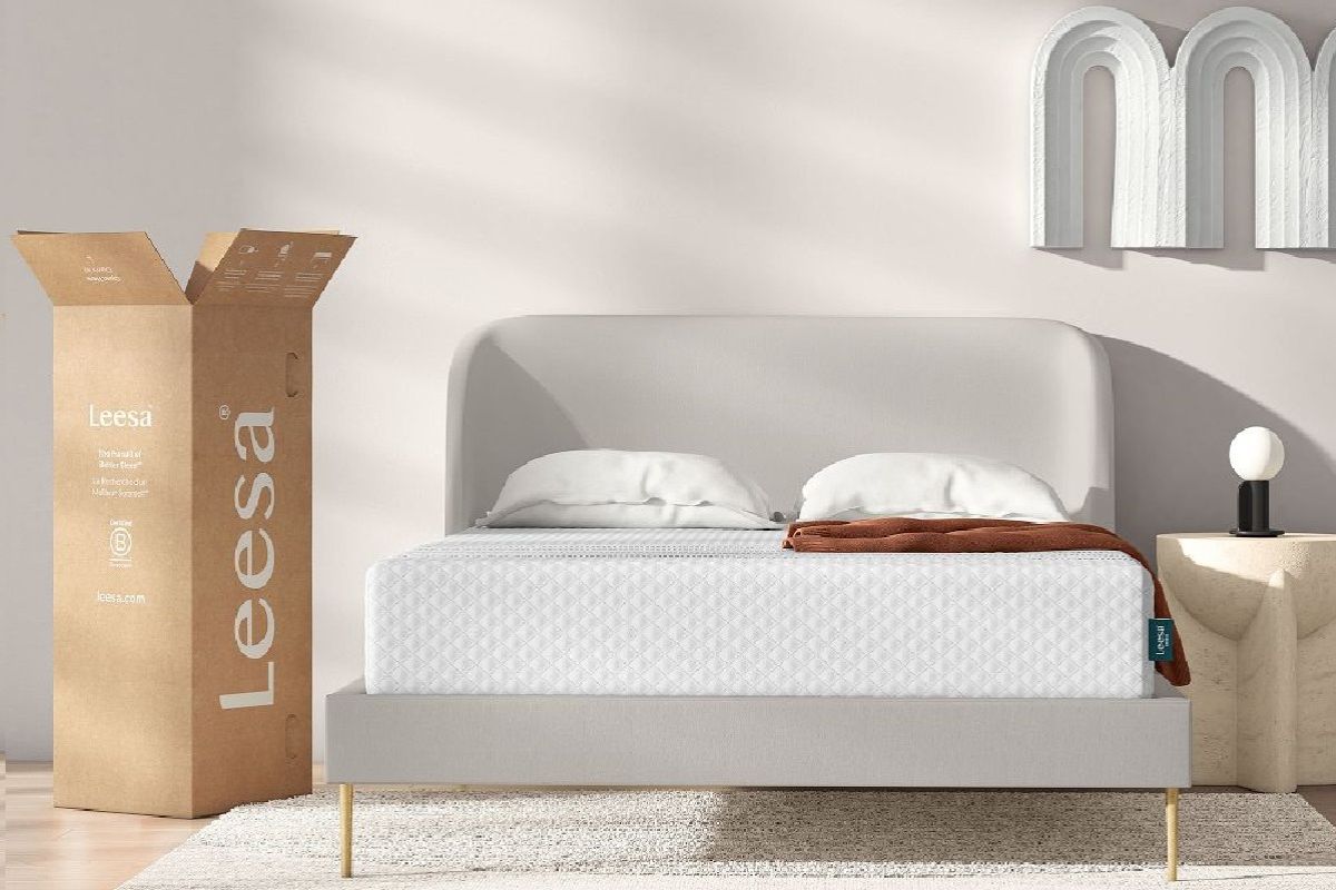 Leesa Sapira Hybrid mattress with cooling technology and balanced support for a comfortable sleep experience