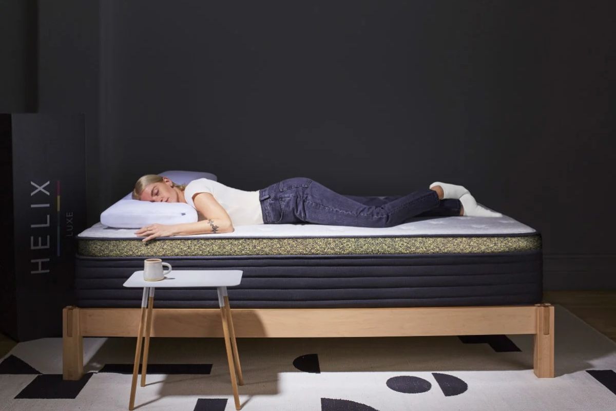 The Helix Dusk Luxe Mattress - Sleeping Positions