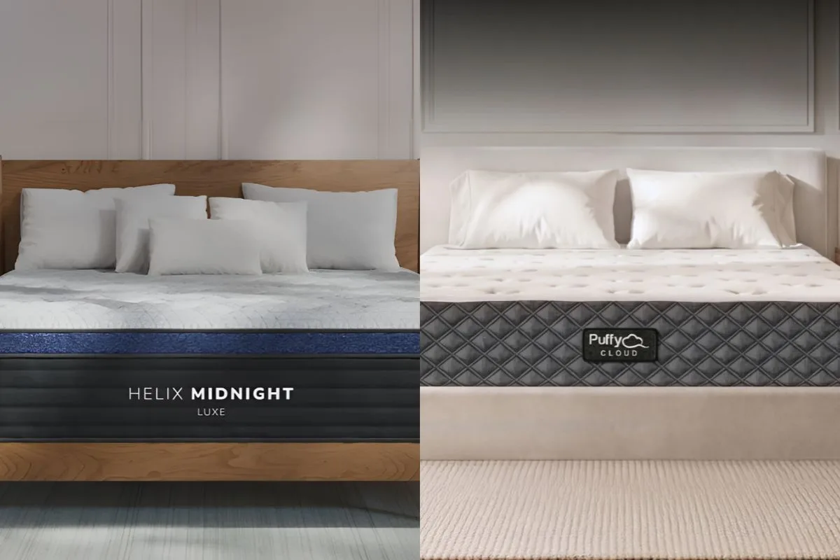 Helix Midnight Luxe vs Puffy Cloud Helix Midnight Luxe vs Puffy Cloud