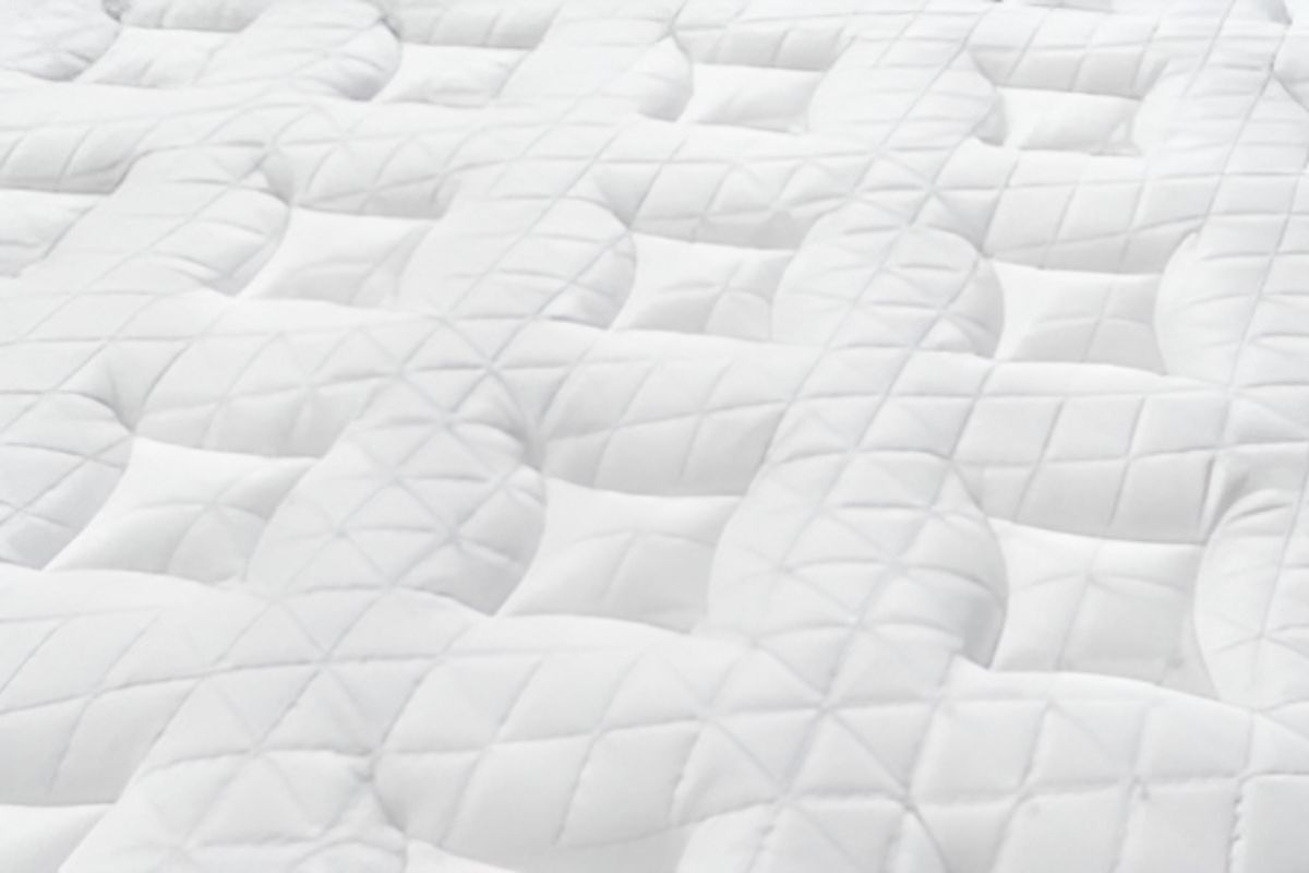 Quilted mattress surface designed for airflow and cooling in Helix mattress