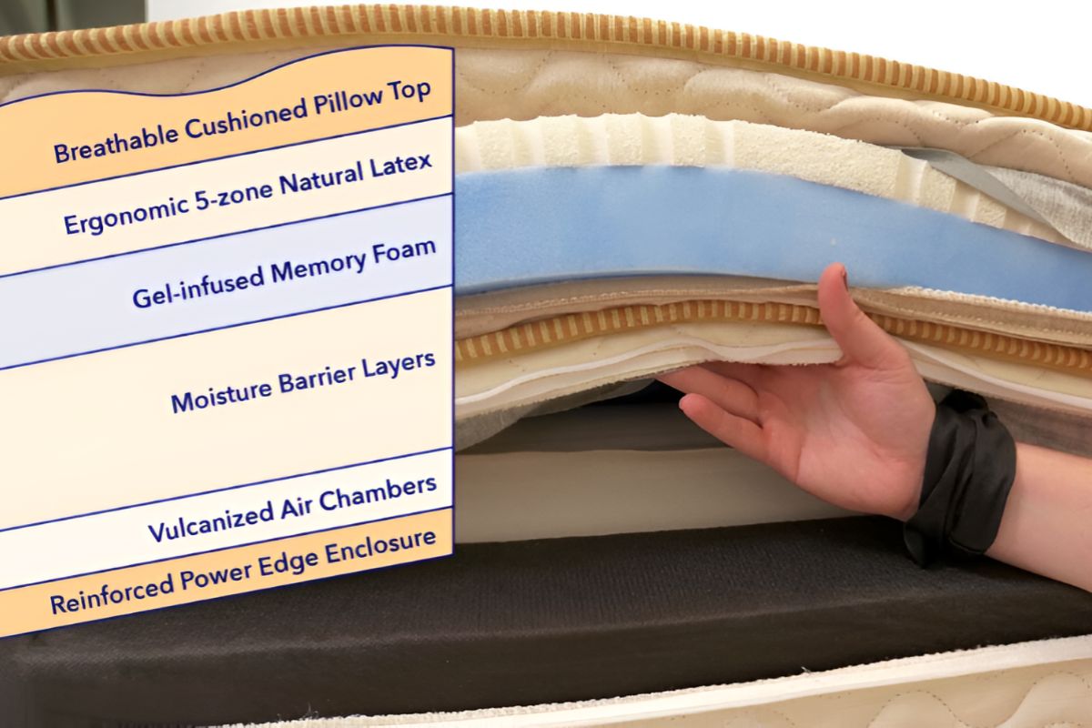 Saatva Solaire Mattress - Materials Used