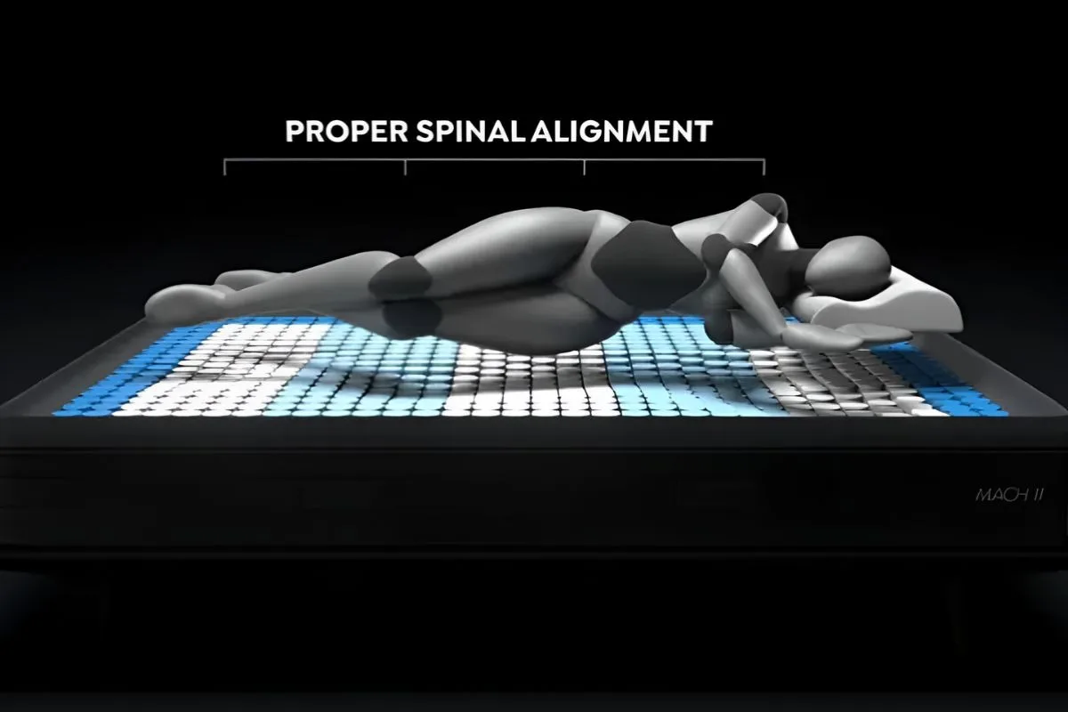 Sleeping Duck Mach II Mattress - Sleeping Positions