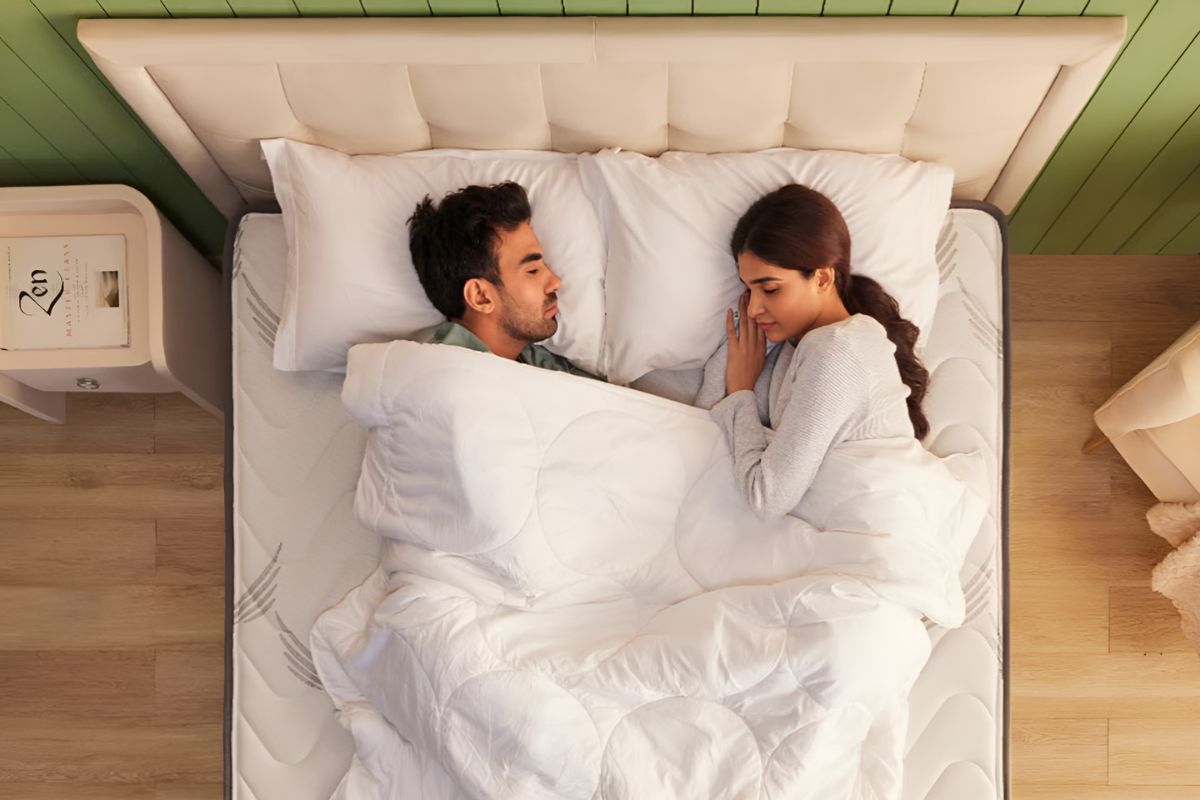 Wakefit Elevate Pocket Spring Mattress with Memory Foam - Couples Suitability