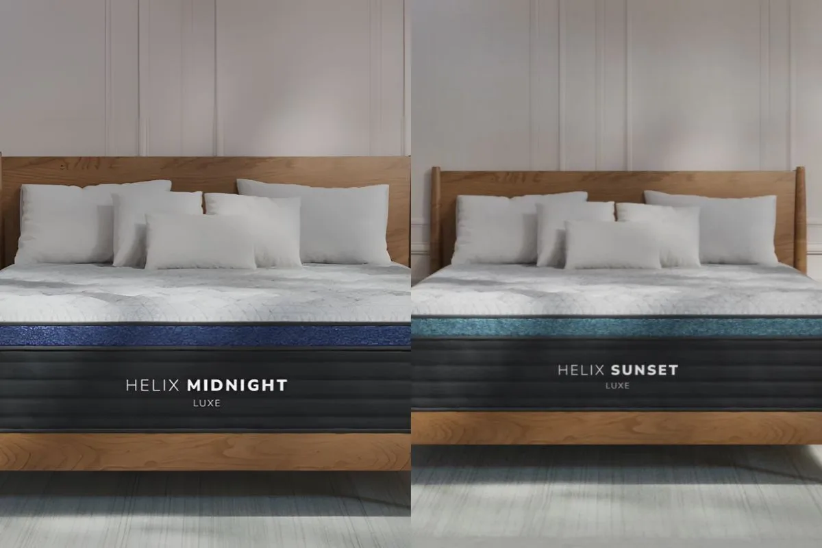 Helix Midnight Luxe vs Helix Sunset Luxe Helix Midnight Luxe vs Helix Sunset Luxe