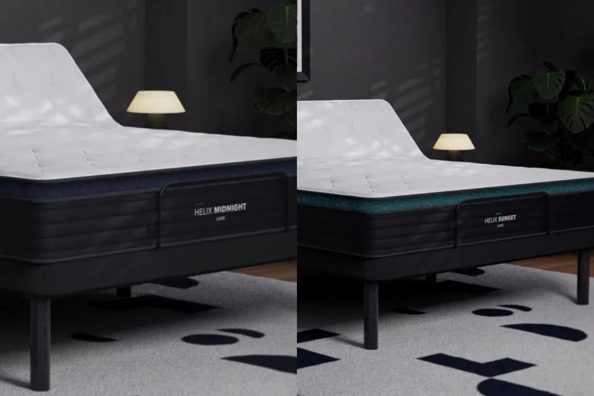 Helix Midnight Luxe vs Helix Sunset Luxe Helix Midnight Luxe vs Helix Sunset Luxe - Support Features
