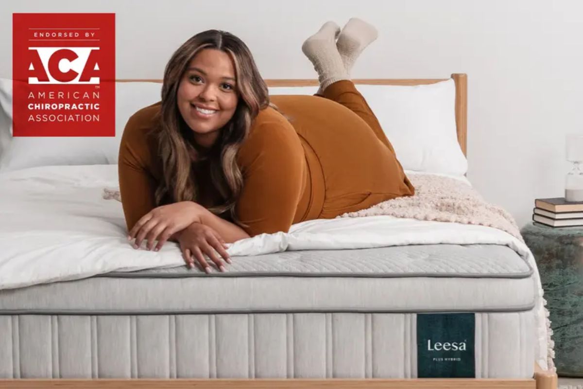 Leesa Plus Hybrid Mattress endorsed by the American Chiropractic Association, highlighting approved support features and the importance of following manufacturer care instructions to preserve warranty coverage