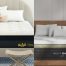 nolah evolution 15 vs helix dawn luxe mattress comparison side by side in bedroom settings