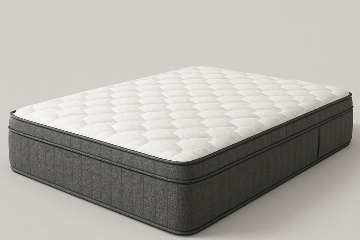 Medium firm mattress with a balanced sleep surface designed to combine cushioning comfort with reliable support.