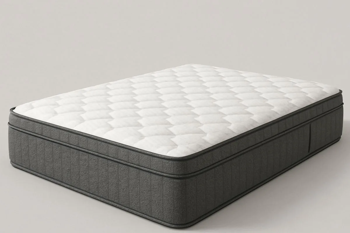 Medium firm mattress with a balanced sleep surface designed to combine cushioning comfort with reliable support.