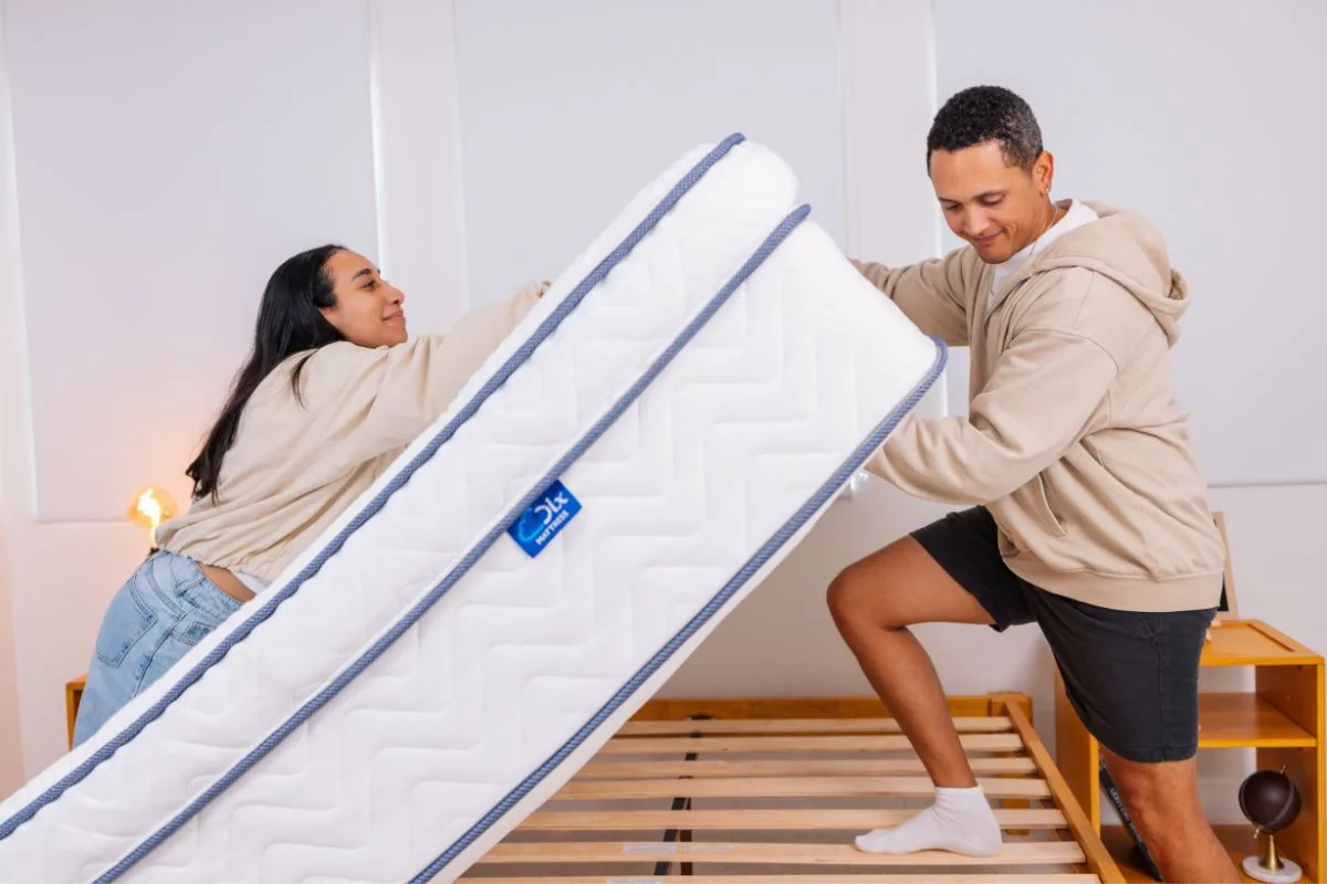 DLX LatexLux Hybrid Mattress featuring natural latex materials that contribute to a healthier and safer sleeping experience