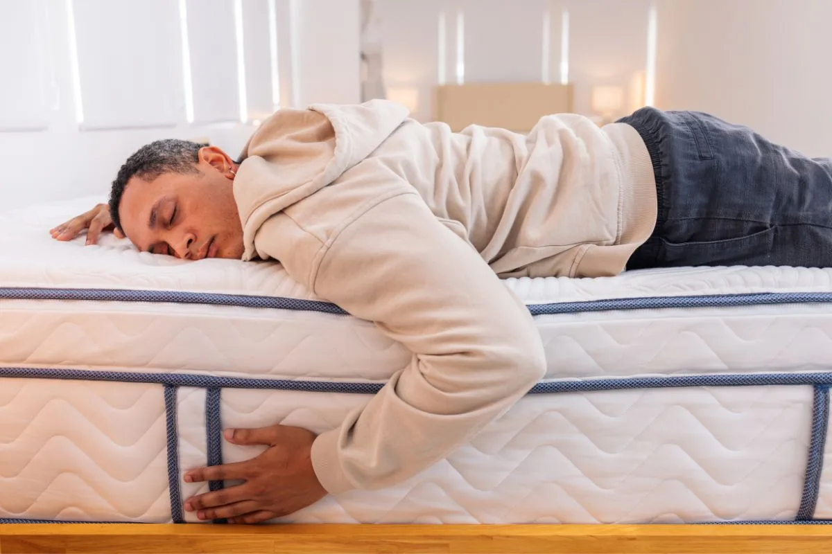 DLX LatexLux Hybrid Mattress with CertiPUR-US certification highlighting the safety of its foam materials